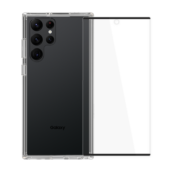 液晶保護ガラス Clear for Samsung Galaxy S22 Ultra