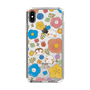 スリムプロテクションケース［ もふもちどうぶつ花柄 ］