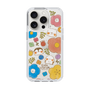 スリムプロテクションケース［ もふもちどうぶつ花柄 ］
