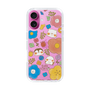 スリムプロテクションケース［ もふもちどうぶつ花柄 ］
