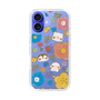 スリムプロテクションケース［ もふもちどうぶつ花柄 ］
