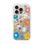 スリムプロテクションケース［ もふもちどうぶつ花柄 ］