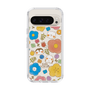 スリムプロテクションケース［ もふもちどうぶつ花柄 ］