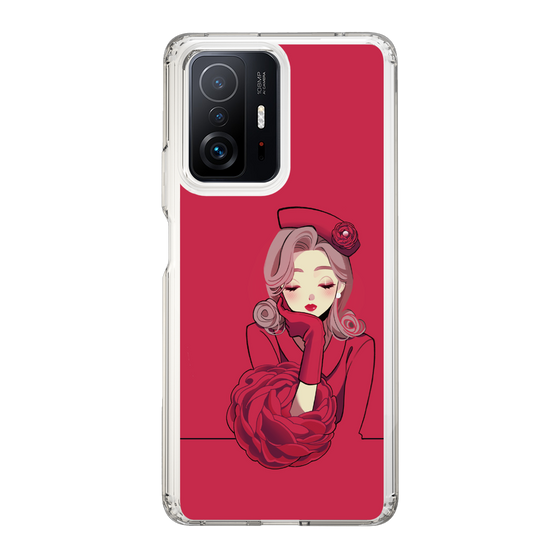 スリムプロテクションケース［ RED FLOWER ］