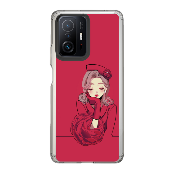 スリムプロテクションケース［ RED FLOWER ］