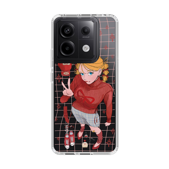 スリムプロテクションケース［ 戦うリボン赤 ］