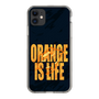 スリムプロテクションケース［ ORANGE IS LIFE black ］