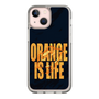 スリムプロテクションケース［ ORANGE IS LIFE black ］