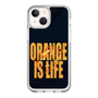 スリムプロテクションケース［ ORANGE IS LIFE black ］