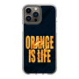 スリムプロテクションケース［ ORANGE IS LIFE black ］