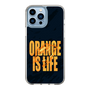 スリムプロテクションケース［ ORANGE IS LIFE black ］