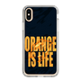スリムプロテクションケース［ ORANGE IS LIFE black ］