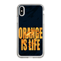 スリムプロテクションケース［ ORANGE IS LIFE black ］