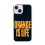 スリムプロテクションケース［ ORANGE IS LIFE black ］