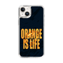 スリムプロテクションケース［ ORANGE IS LIFE black ］