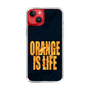 スリムプロテクションケース［ ORANGE IS LIFE black ］