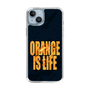 スリムプロテクションケース［ ORANGE IS LIFE black ］