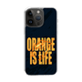 スリムプロテクションケース［ ORANGE IS LIFE black ］