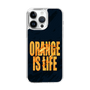 スリムプロテクションケース［ ORANGE IS LIFE black ］