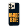 スリムプロテクションケース［ ORANGE IS LIFE black ］