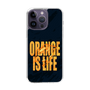 スリムプロテクションケース［ ORANGE IS LIFE black ］