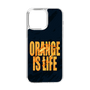スリムプロテクションケース［ ORANGE IS LIFE black ］
