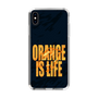 スリムプロテクションケース［ ORANGE IS LIFE black ］