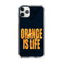 スリムプロテクションケース［ ORANGE IS LIFE black ］