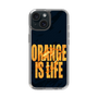 スリムプロテクションケース［ ORANGE IS LIFE black ］