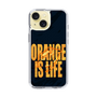スリムプロテクションケース［ ORANGE IS LIFE black ］
