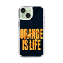 スリムプロテクションケース［ ORANGE IS LIFE black ］
