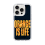 スリムプロテクションケース［ ORANGE IS LIFE black ］