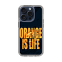 スリムプロテクションケース［ ORANGE IS LIFE black ］