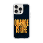 スリムプロテクションケース［ ORANGE IS LIFE black ］