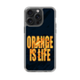 スリムプロテクションケース［ ORANGE IS LIFE black ］
