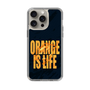 スリムプロテクションケース［ ORANGE IS LIFE black ］