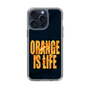 スリムプロテクションケース［ ORANGE IS LIFE black ］