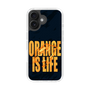 スリムプロテクションケース［ ORANGE IS LIFE black ］