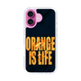 スリムプロテクションケース［ ORANGE IS LIFE black ］
