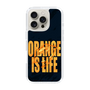 スリムプロテクションケース［ ORANGE IS LIFE black ］