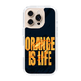 スリムプロテクションケース［ ORANGE IS LIFE black ］