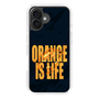 スリムプロテクションケース［ ORANGE IS LIFE black ］