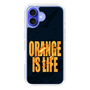 スリムプロテクションケース［ ORANGE IS LIFE black ］