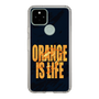 スリムプロテクションケース［ ORANGE IS LIFE black ］