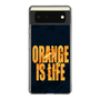 スリムプロテクションケース［ ORANGE IS LIFE black ］