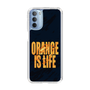 スリムプロテクションケース［ ORANGE IS LIFE black ］
