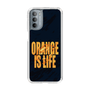 スリムプロテクションケース［ ORANGE IS LIFE black ］