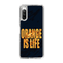 スリムプロテクションケース［ ORANGE IS LIFE black ］
