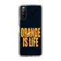 スリムプロテクションケース［ ORANGE IS LIFE black ］