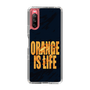 スリムプロテクションケース［ ORANGE IS LIFE black ］